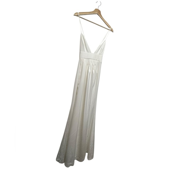 NWOT REVOLVE LOVERS & FRIENDS Anyssa Gown White S - Picture 8 of 12